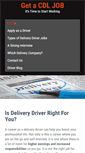 Mobile Screenshot of getacdljob.com